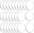 Tailai Wholesale 4 Inch Acrylic Sheet Circles Discs Acrylic Blanks Round Acrylic Keychain Bulk for DIY