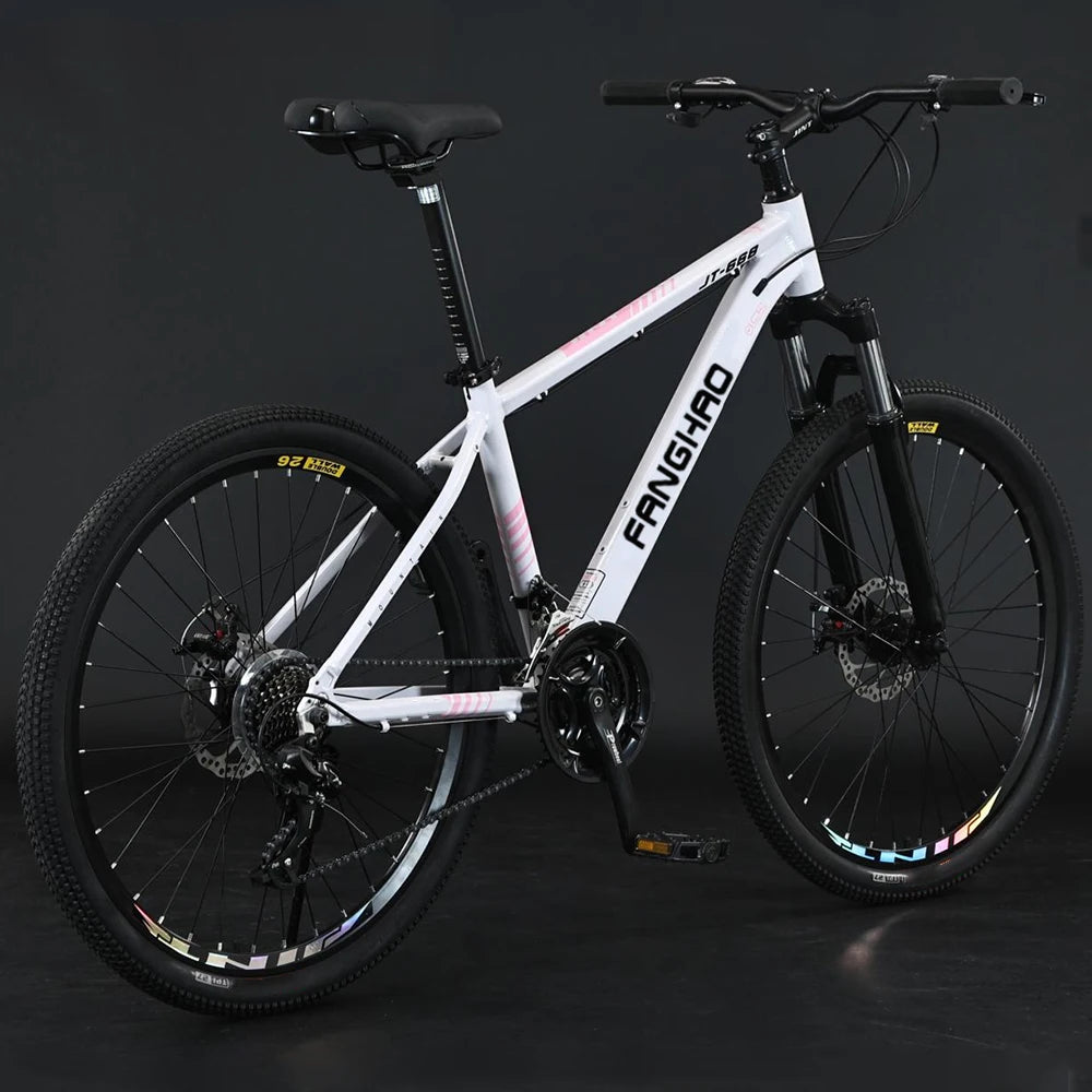 HOT SALE Mountain Bike 26 Inch Mtb Bicycles Double Disc Brake Suspension Fork 21 SPEEDS Mountain Bike