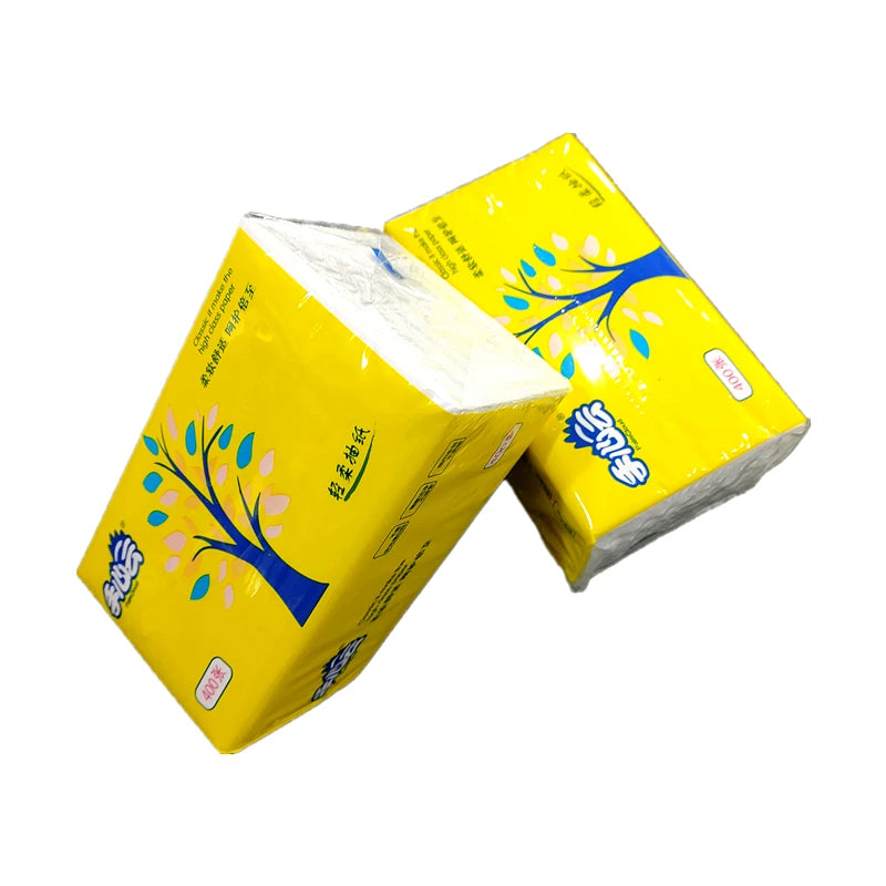 Factory Wholesale Facial Tissue Paper 600 Sheets Tissues OEM Custom Logo Tissue Paper for Home