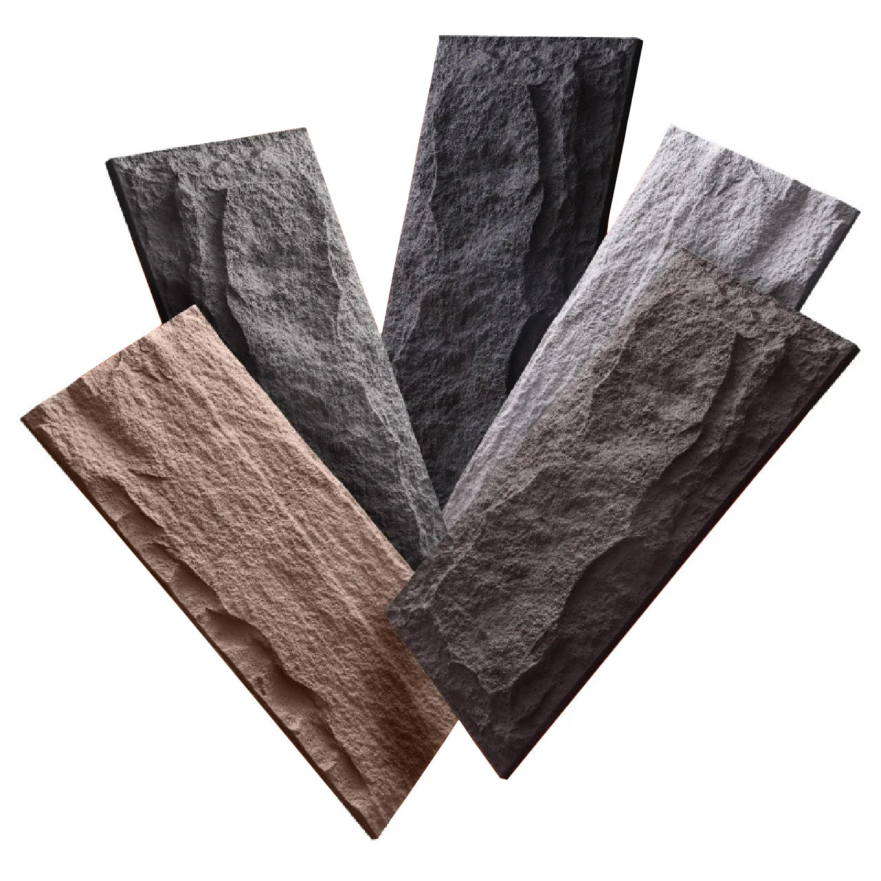 Modern Style Lightweight Big Slab PU Stone Eco-Friendly Waterproof Faux Stone Wall Panel