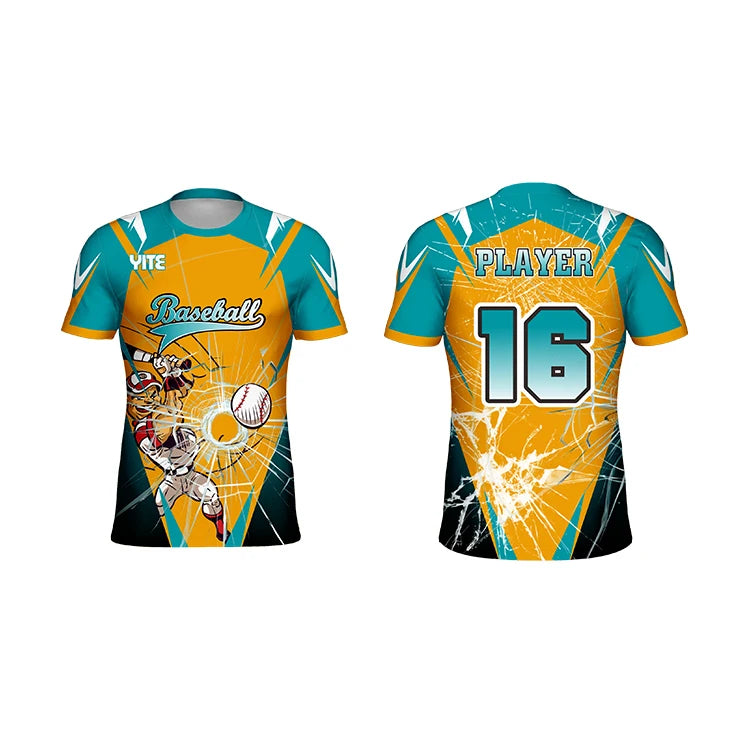 Wholesale Custom New Design Baseball Jerseys Mesh Breathable Baseball Jersey Men's Baseball T Shirts