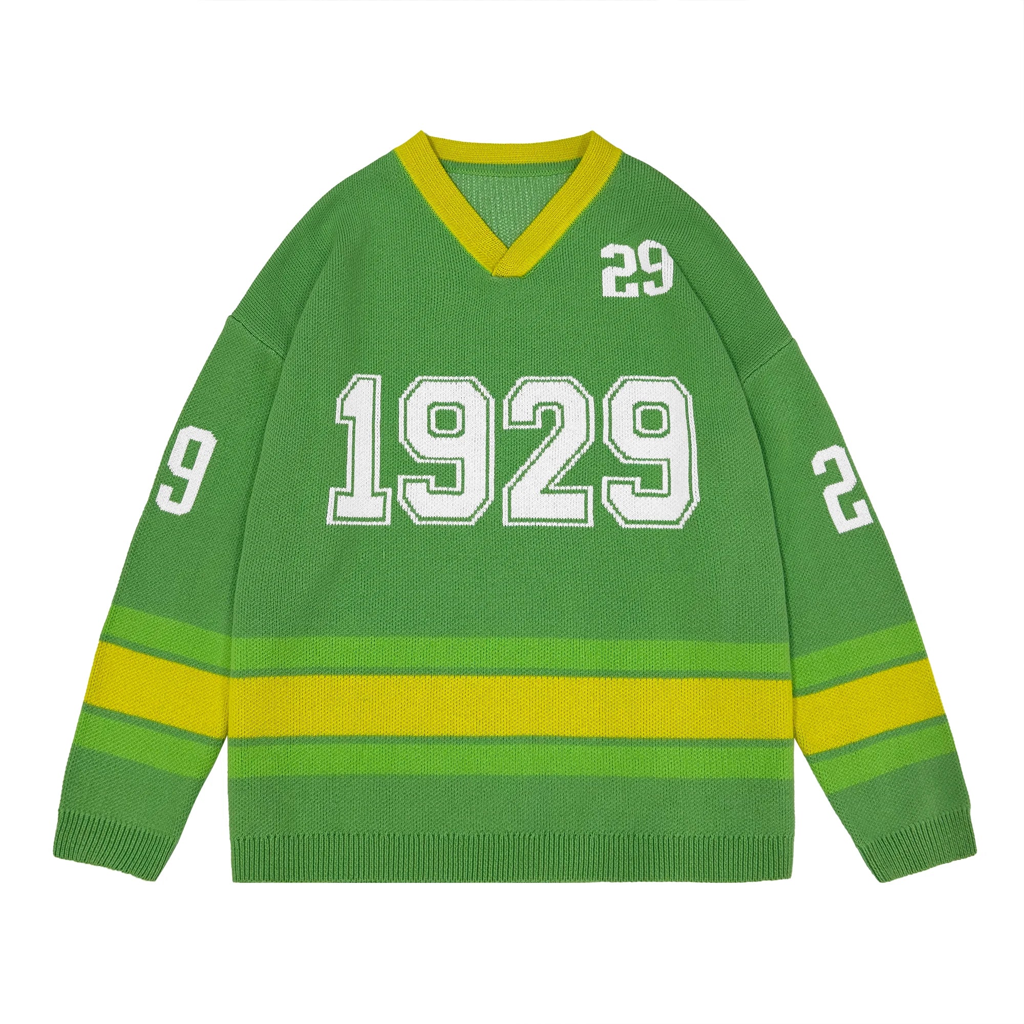 Custom Logo Men Sweater Pullover Knit Top Long Sleeve Knitwear Fashion Jumpers Winter V Neck Knitted Jerseys Sweater for Men