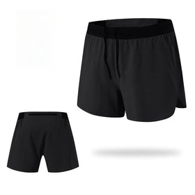 Men Quick Dry Running Shorts With Back Zip Phone Pocket for Workout Gym Training and Marathon Shorts