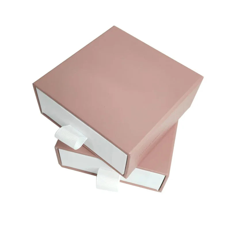 Custom Logo Cardboard Paper Jewelry Packaging Gift Box Rectangle for Necklace Earrings Bracelet Ring-for Necklaces Earrings