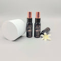 30ml PET Plastic Pump Sprayer with Gold UV Cap and Hot Stamping Printing for Lotion & Skin Care Serum