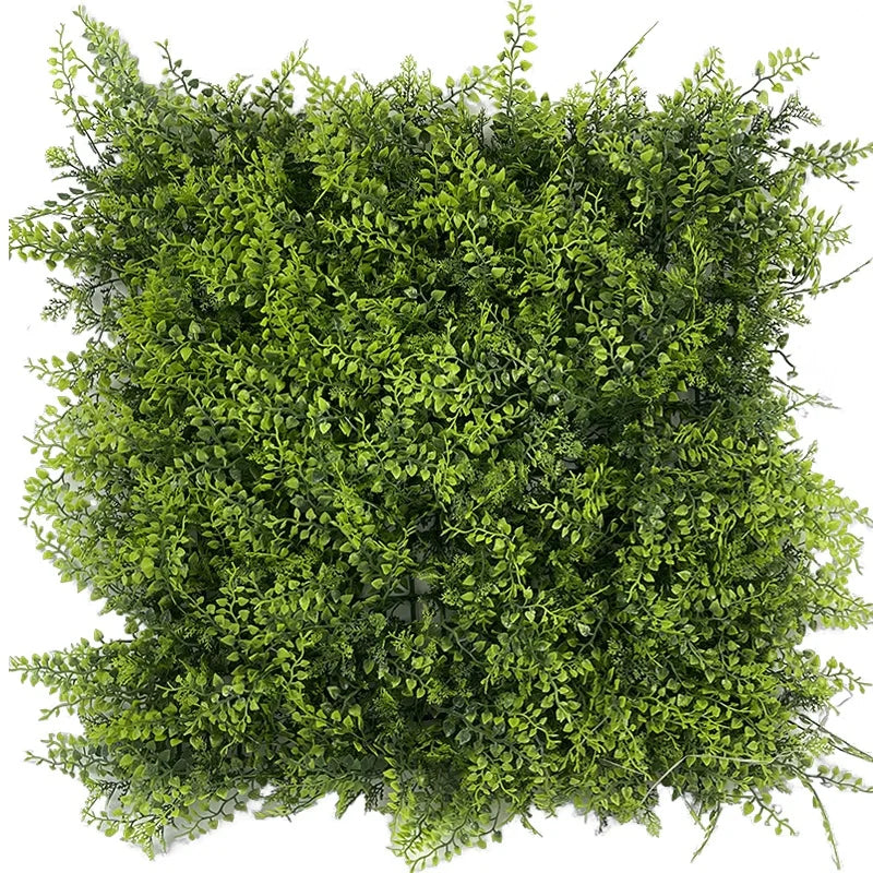 Realistic Artificial Boxwood Hedge Faux Foliage Greenery Wall Backdrop Plastic Shrubs & Grass Wall for Party Wedding Photo Decor