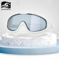 Large Frame Silicone Swim Glasses Waterproof and Anti-Fog Sports Diving Equipment for Men and Women
