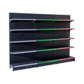 Single Sided Customized Metal Shop Rack Supermarket Shelves