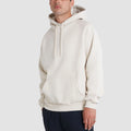 Men's Soft Relaxed Fit 100% Cotton Solid Spring Breathable Hoodies with Raglan Sleeves and Kangaroo Pockets