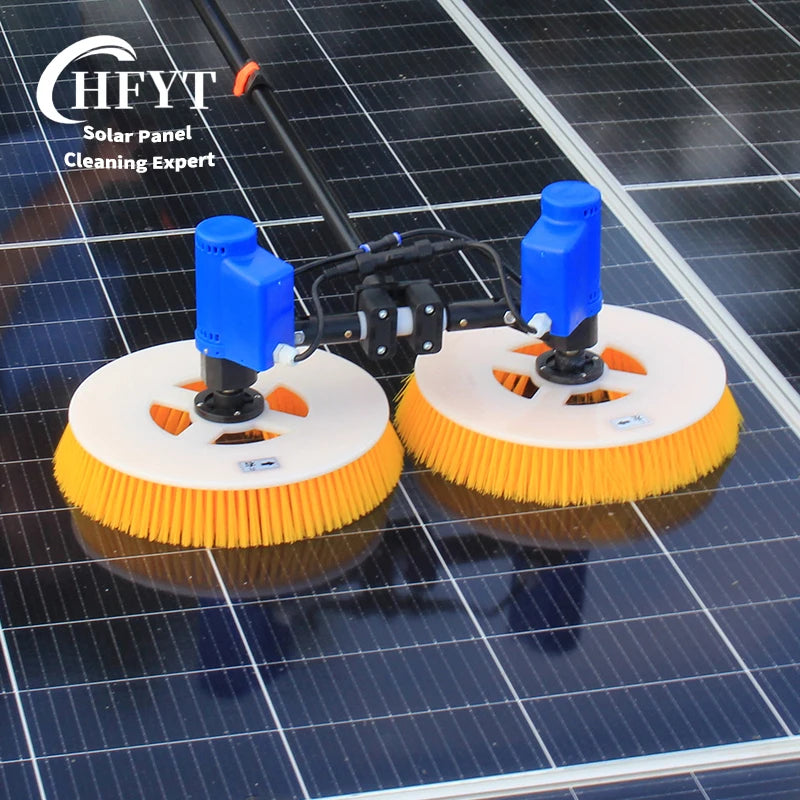 Best Double-Rotating Roller Cleaning Equipment for Solar Panels Pressure Washing Rotary Automatic Panel Cleaning Machine