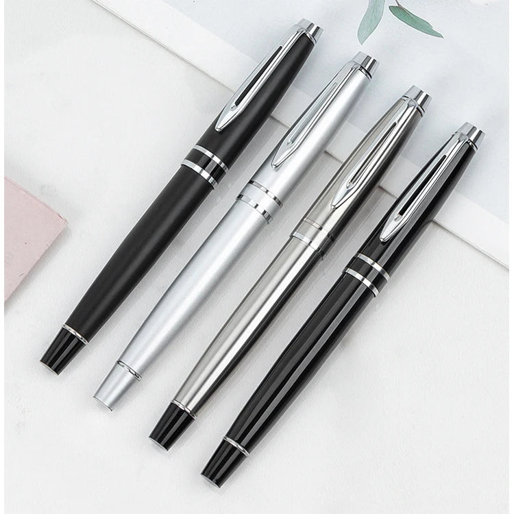 Luxury Embossed Logo Heavy Metal Roller Pen Customized Business Gift Ballpoint Pen Environment-Protective Ink Sports Design