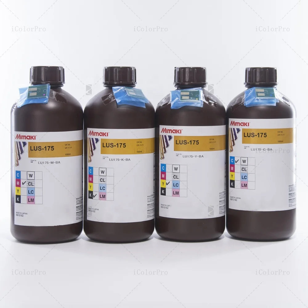 Japanese Mimaki UV Ink LUS-175 /LUS175 and Thermal Products 1000ml Mimaki Original UCJV150-160 UCJV300-160 UV