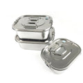 LIHONG Leakproof Double 2 Layer Stainless Steel Lunch Box 3 Compartments Metal Tiffin Box Insulated Bento Box Adults MegaBDM