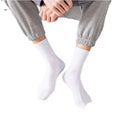 Men's Custom High Ankle Sport Tennis Short Socks Youth 100% Cotton Crew Black & White Winter Knitted Technique