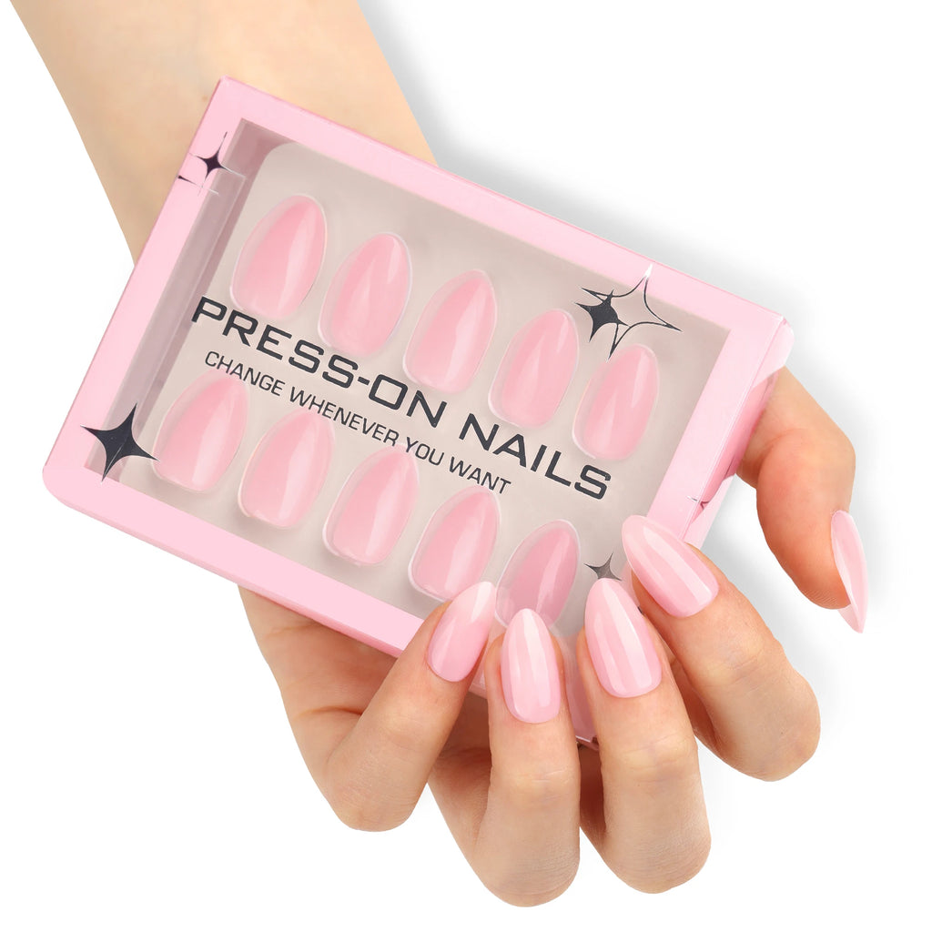 Dropshipping Genuine Soft Gel Nails GD45 Timeless Nude Almond Nails Simple & Chic Press on Nail Artificial Fingernails Customize