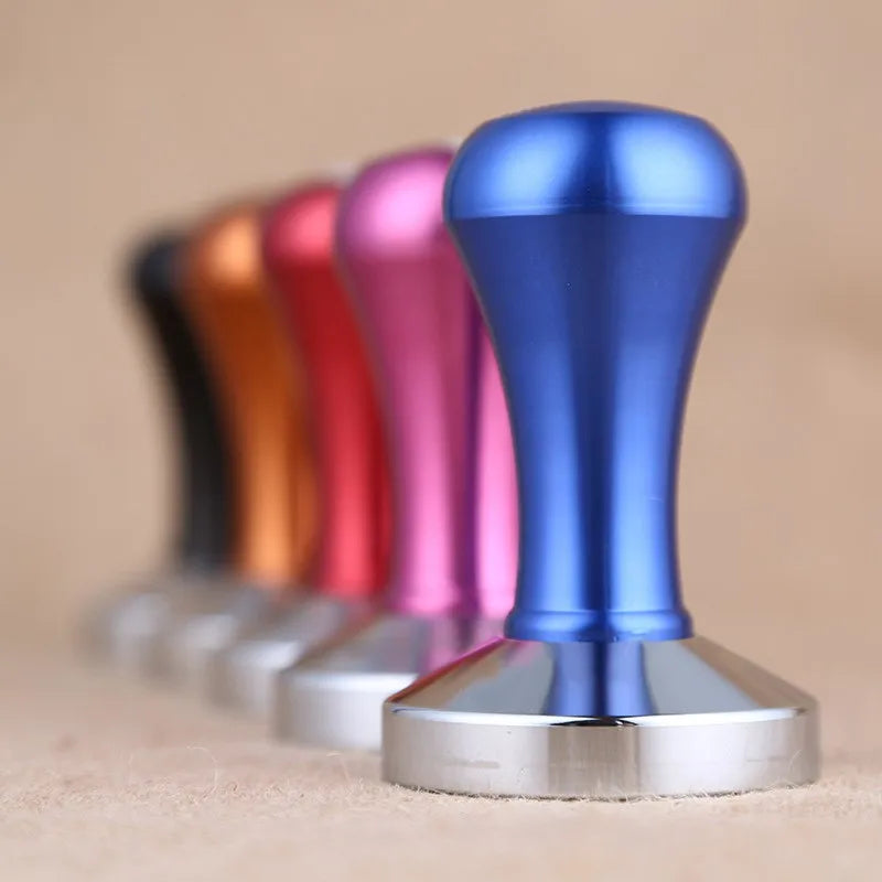 Stainless Steel Coffee Accessories Espresso 57.5mm Constant Pressure  Distribution Tool Coffee Tampers Base Coffee Bean Press