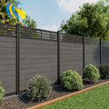 Outdoor Privacy WPC Fence Wholesale Waterproof Wood Plastic Composite Fencing Garden Aluminium Wpc Fence