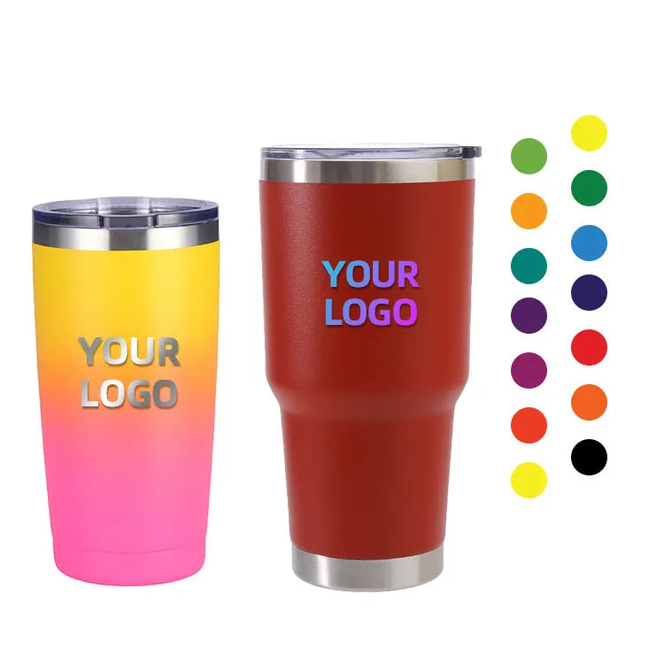 Custom logo High Quality 30 oz 30oz Vacuum Travel Tumbler Coffee Mugs Double Wall Stainless Steel Tumbler with Straw