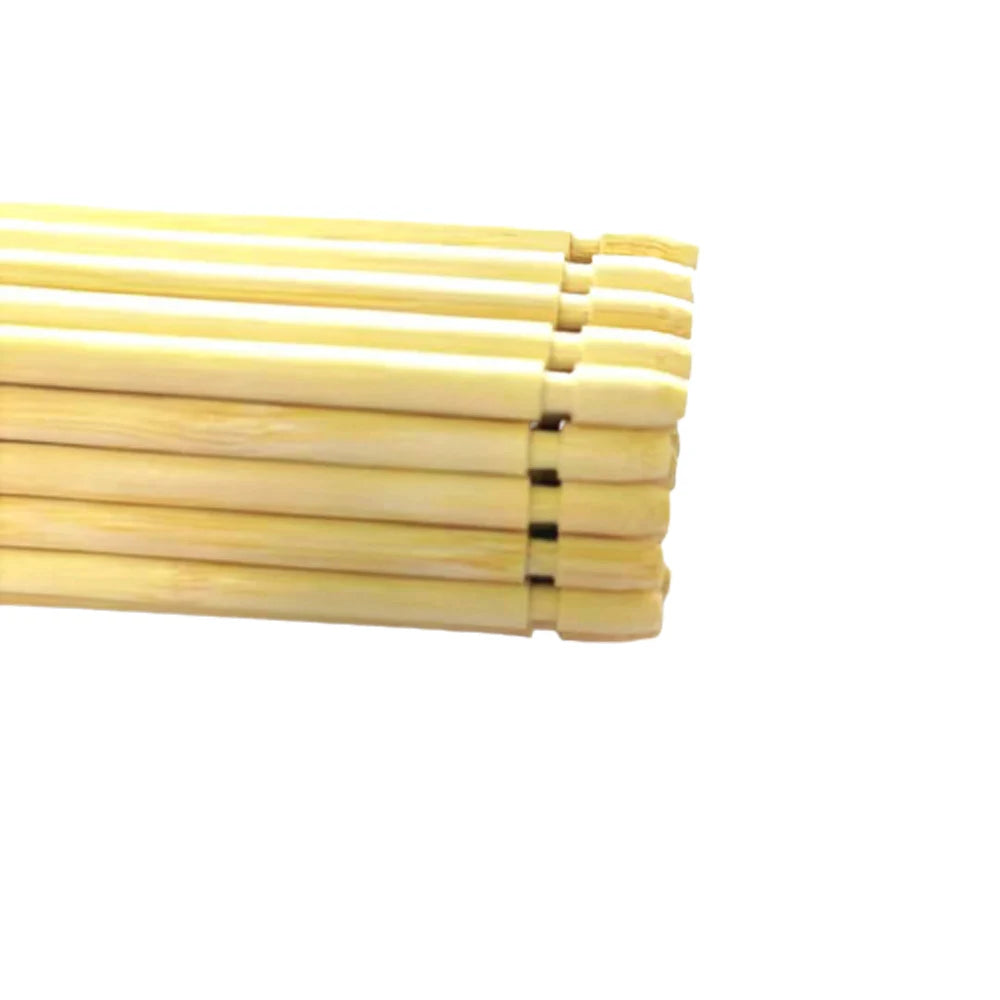 5.0mm Groove Bamboo Skewers for Hanging Labels 50cm Length Non-Stick & Heat Resistant Tools for Gifts & Stores