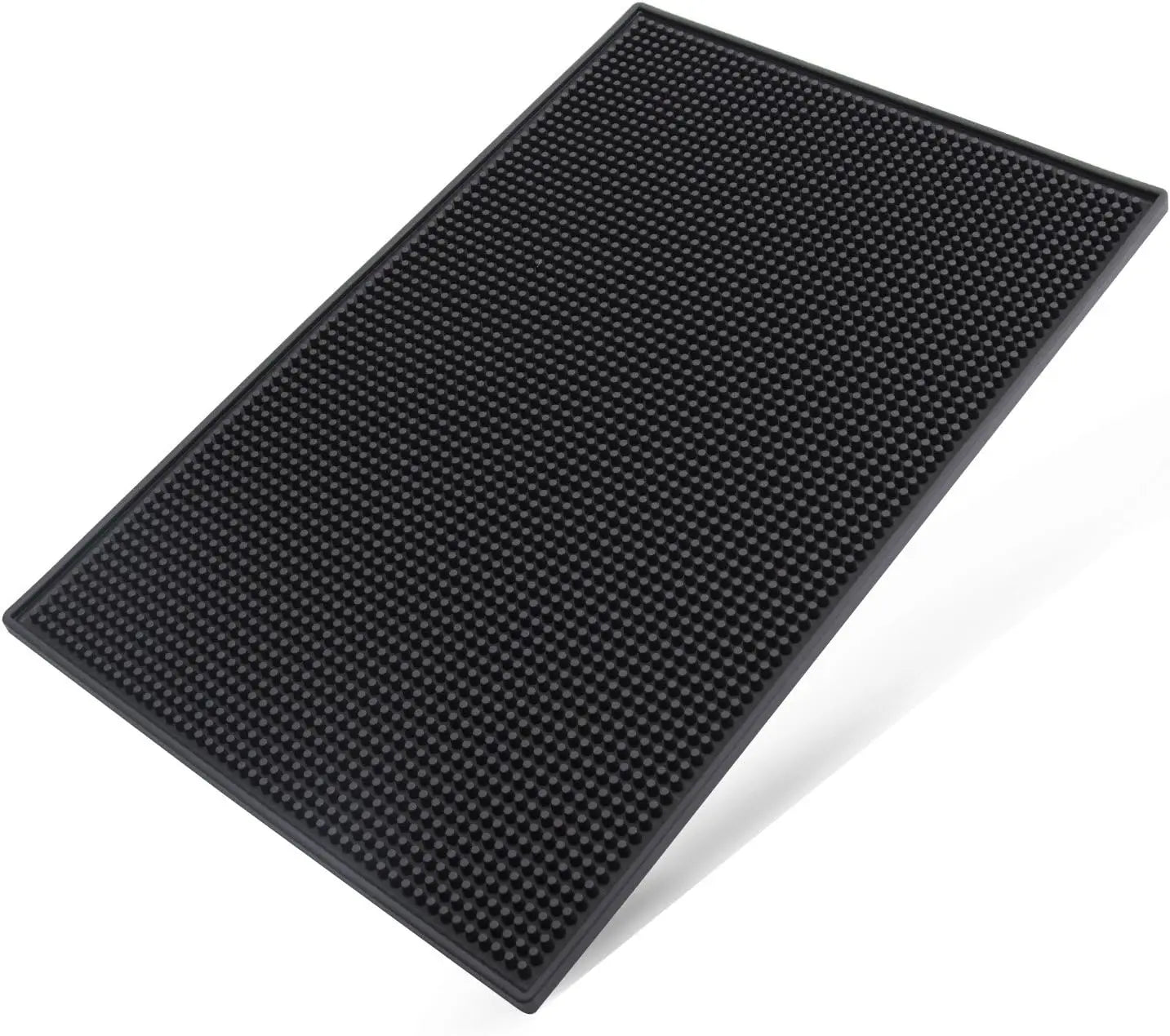 2024Hot Selling Mini Cocktail Drip Mat Black Rubber Bar Accessories