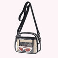 Lady Fashion Clear PVC Jelly Purse Waterproof Stadium Quick Access Purse for Basketball Events with Customized Color