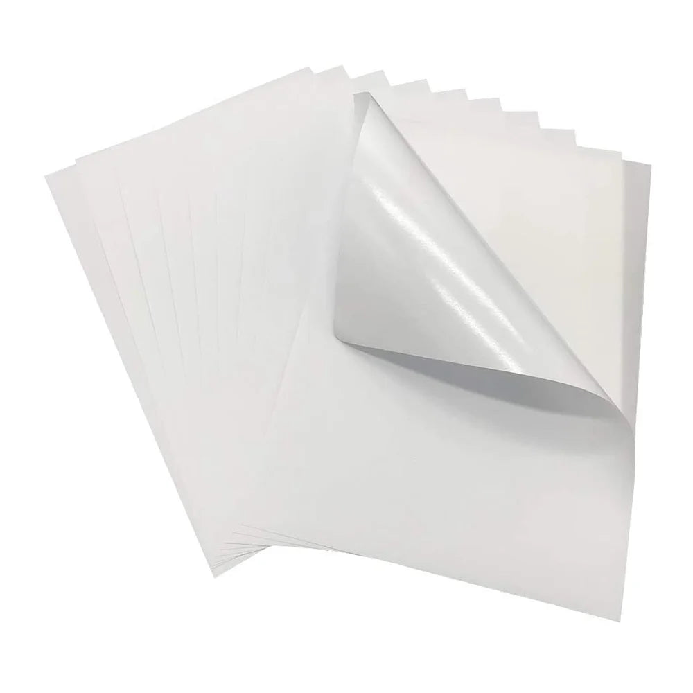 Blank Self Adhesive PP Synthetic Paper A4 A3 Size Sticker Label Sheet with Matte or Gloss for Laser Printer and Inkjet Printer