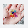 Wholesale Round Crystal Acrylic Faceted Beads 6mm Transparent Clear 500g Bag