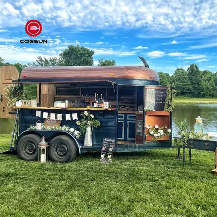 Mobile Kitchen Food Trailer Concession Trailer Truck With Full Kitchen Equipments Horse Trailer