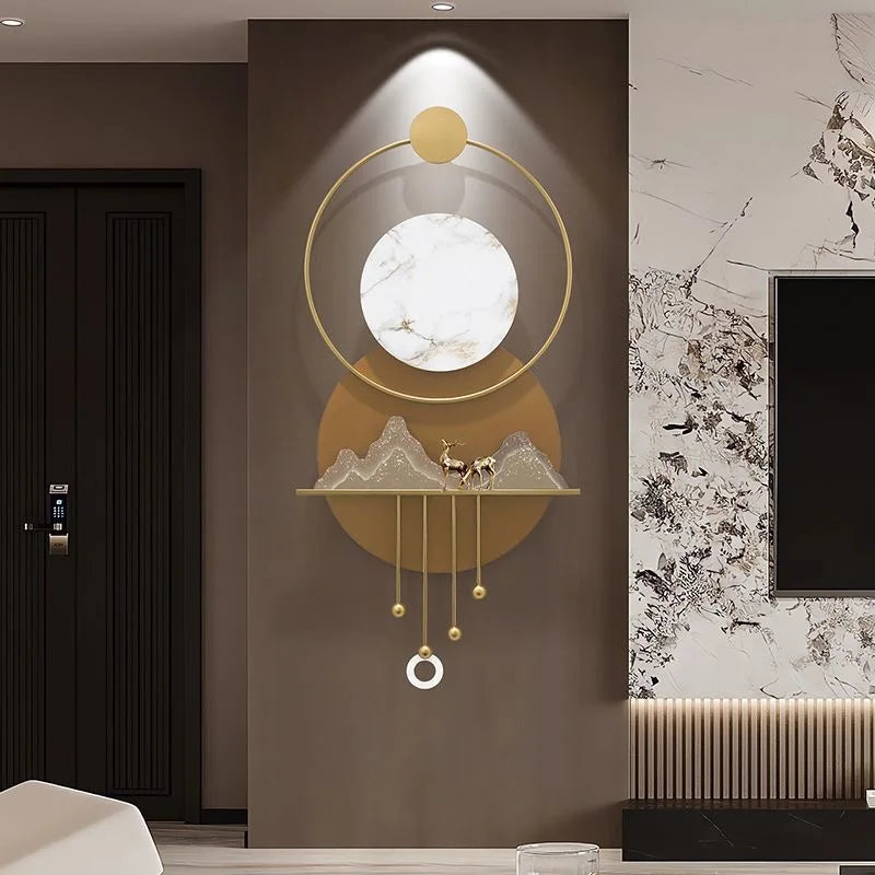 57X119CM Gold Deer New Dropshipping Products Wall Living Room Home Decor Luxury  Art Item House Decoration