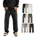 Custom Embroidery Printed Jogger Pants Mens Stack Drawstring Trousers Casual Streetwear Plus Size Unisex Sweatpants Men
