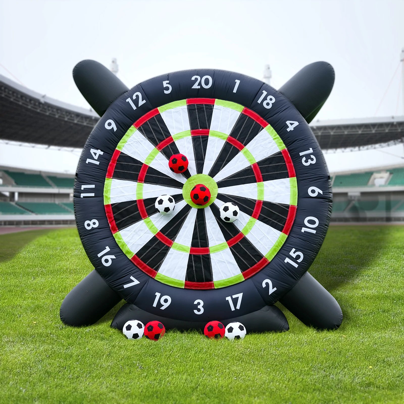 Commercial Outdoor Football Match Inflatable Soccer Dart Board Adult Kids Backyard Game Inflatable Football Darts Board