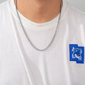 Diamond Men Chain Necklace Cubic Zircon Stainless Steel Necklace Diamond Chain Ice Cut Tennis Necklace for Women or Men
