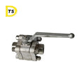 Excellent Quality Forged Price 316 High Pressure Stainless Steel Flange 1/2  Ball Valve