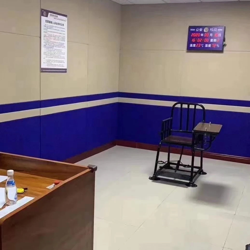 Sound Absorption 9mm Polyester Fiber Acoustic Panel for Police Station Interrogation Room