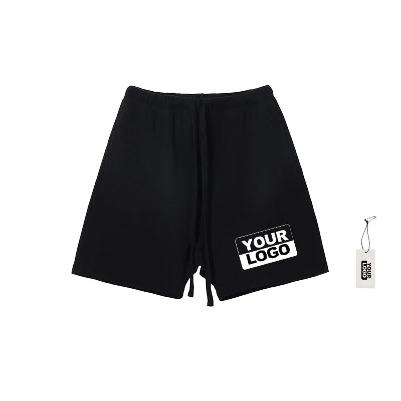 Factory Wholesale Mens High Streetwear Breathable Shorts Custom Printing Cotton Men's Retro Shorts
