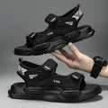 Men's Simple Breathable Beach Sandals Summer Outdoor Comfortable Men's Walking Shoes Anti-slip Lightweight Men's Casual Shoes