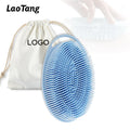 Free Sample Silicone Body Scrubber Exfoliating Body Scrubber Soft Silicone Loofah Body Scrubber Fit for Sensitive and All Kinds
