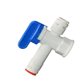 Plastic Mini Ball Valves 1/4 Plastic Water tank Pressure Reducing Valve Hydraulic with Quick Connector