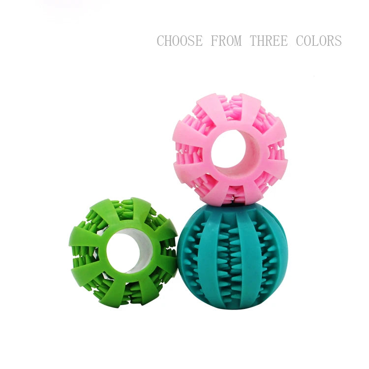 Silicone Rubber Dog Teeth Chew Toy Interactive Food Distribution Cat and Dog Food Pet Toys Ball Dog Food Distribution Toys