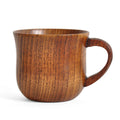 Bambus Reusable Eco-Friendly Wood Coffee Cup with Clear Lid Green Straight Soded Design 400mL for Travel Use