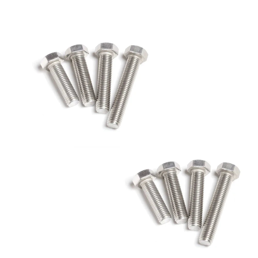 OEM DIN933 Metric SS304 A2-70 Hex Head Bolts M6-M20 Fully Threaded Stainless Steel Machine Screws High Precision Tolerance for