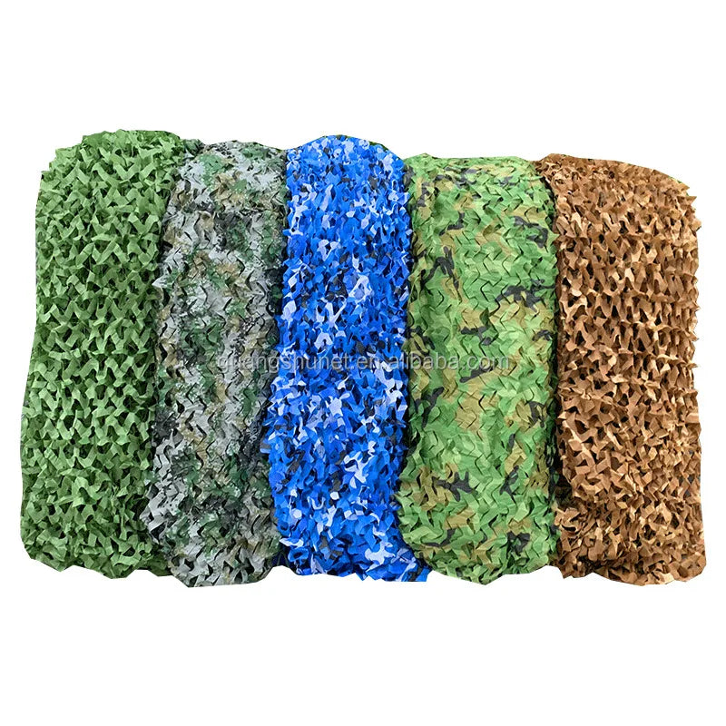 Snow White Camouflage Brown Desert Camouflage Mosquito Net Woodland Camouflage Net
