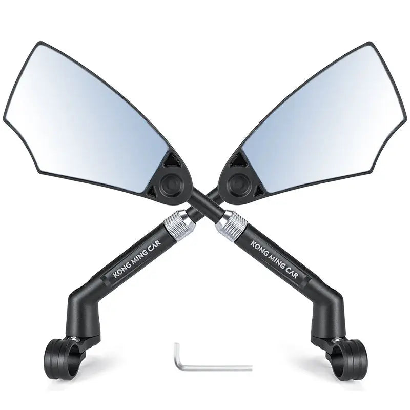 Universal Wide Range Bicycle Rearview Mirror 360 Degree Adjustable MTB Road Bike Motorcycle Scooter Safety Mirror
