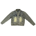 DENIMGUYS Customized Embroidered Applique American Street Outerwear Men Vintage Denim Jacket