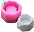 OKSILICONE Funny 3D Silicone Flower Pot Mold Planter Pot Vase Silicone Moulds Cement Concrete Fleshy Flower Customized 8.0*4.5cm
