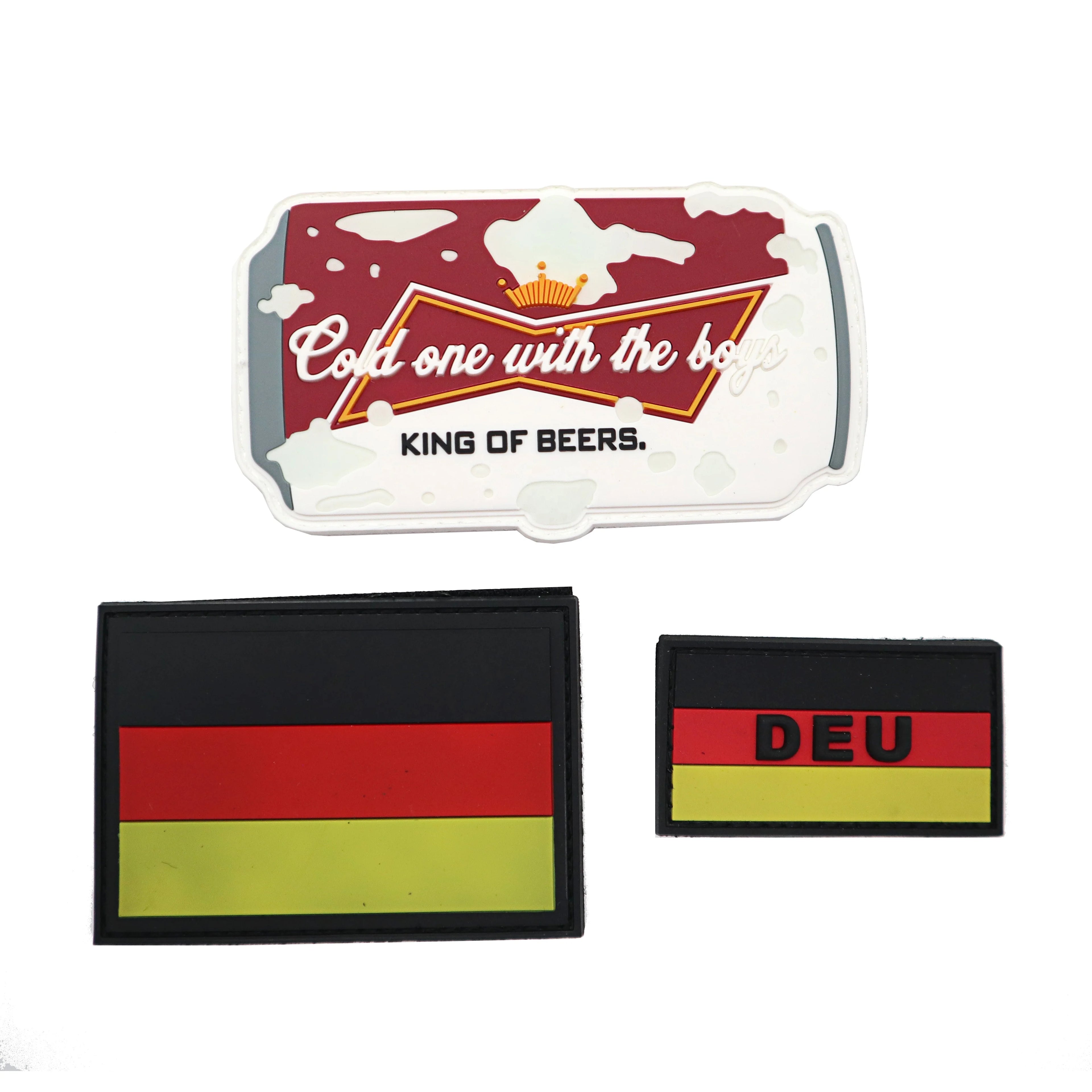 Customized Germany Rubber 3d Logo Label Pvc Rubber Patch Embossed Engraved Rubber Patch for Bag