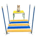 USMILEPET Direct Factory Equipment Long Jump Board for FCI Dog Agility Training Metal with Poles