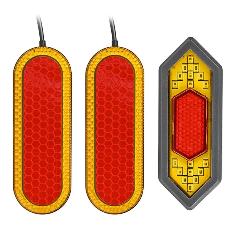 New Image Electric Scooter Turn Signal Lamps Front Rear Lights Reflective Lamp for Xiaomi M365 Pro 2 Scooters Parts Accessories