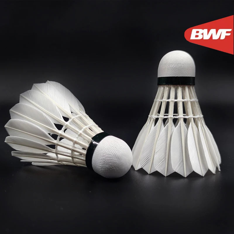 Top Quality Badminton Shuttlecock 76 77 78 Speed for Tournaments Factory Supply Goose Feather Badminton Ball Volante Para Torneo