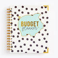2024 Custom A5 Budget Planner Sublimation Spiral Notebook with Leather and PVC Cover Agenda Bill Account Tracker Box Packing